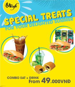 [+84 Cafe] Sumer Delight - Combo Eat+Drink