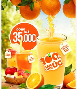 Thương hiệu nước ép cam tươi từ Úc lần đầu xuất hiện tại Việt Nam
