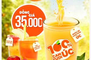 Thương hiệu nước ép cam tươi từ Úc lần đầu xuất hiện tại Việt Nam