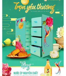 Tặng nước ép trái cây khi mua bánh Trung thu tại SASCO Shop