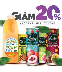 Mừng ra mắt SASCO Shop online, giảm ngay 20% các sản phẩm nước uống
