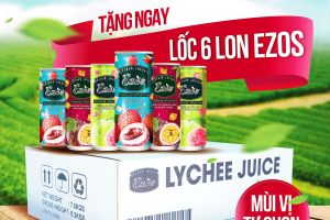 Mua 1 thùng EZOS - Tặng ngay lốc 6 lon
