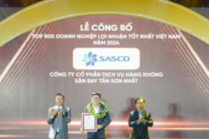 SASCO ĐẠT GIẢI THƯỞNG KÉP: TOP 10 BÁN LẺ UY TÍN VÀ TOP 500 LỢI NHUẬN TỐT NHẤT 2024